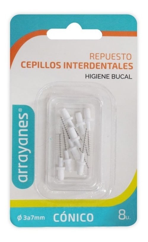 Arrayanes Repuesto Cepillos Interdentales Cónico 37 -mm x 8U #1
