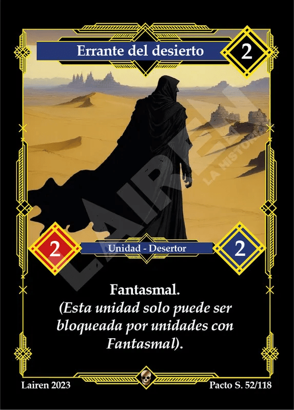 052 Errante Del Desierto 1ra Edicion - Coste 2