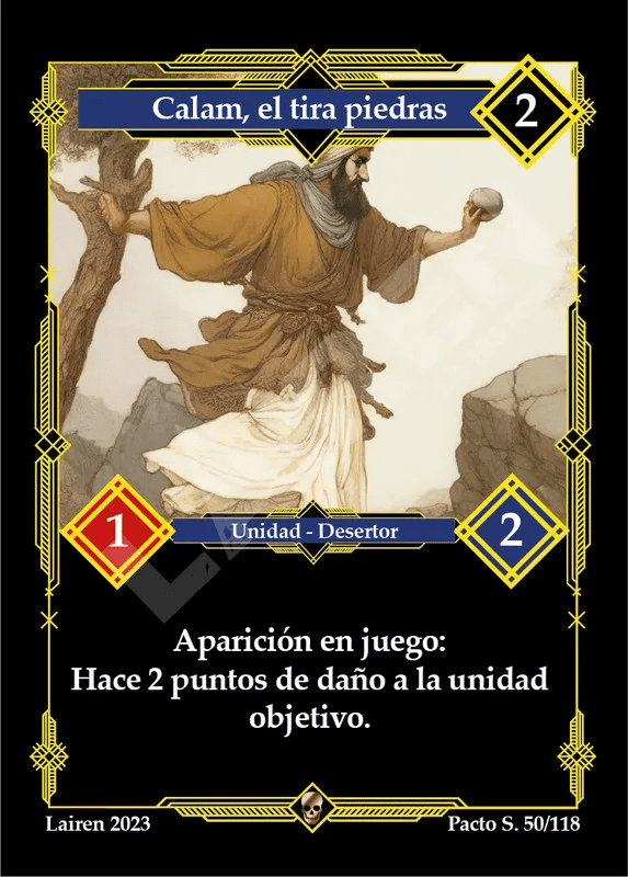 050 Calam, El Tira Piedras 1ra Edicion - Coste 2