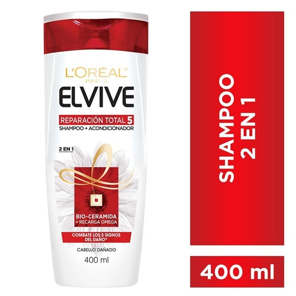 Elvive Shampoo Reparación Total 5 2en1 400 Ml #1