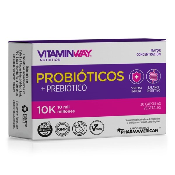 Vitamin Way Probióticos + Prebióticos #1