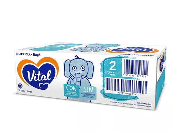 Leche Infantil Vital 2 6 a 12 meses 200 ml C/U x 30 un #1