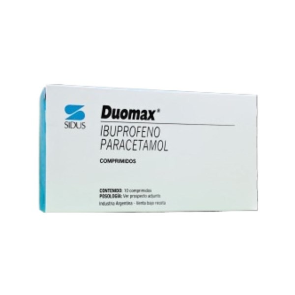 Sidus Duomax Paracetamol + Ibuprofeno x 10 Comp #1