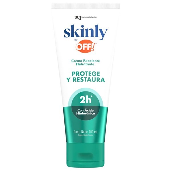 Crema Repelente Hidratante Corporal Skinly By Off Protege Y Repara x 200 ml