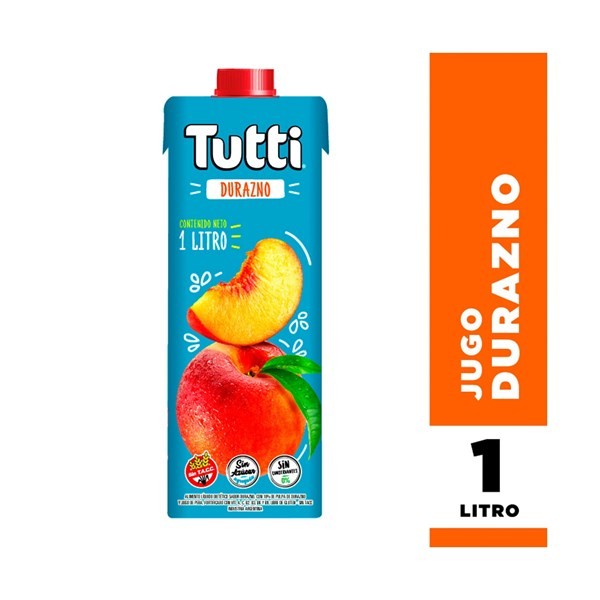 Jugo Tutti de Durazno Tetra 1 l. #1