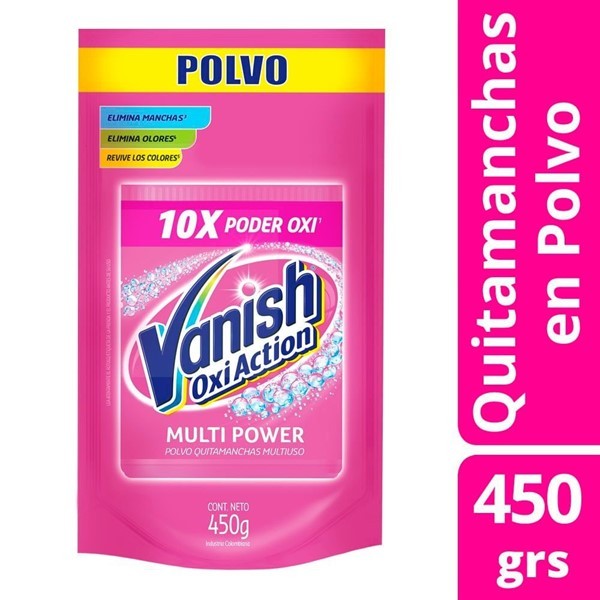 Quitamanchas Vanish Rosa 450 Gr