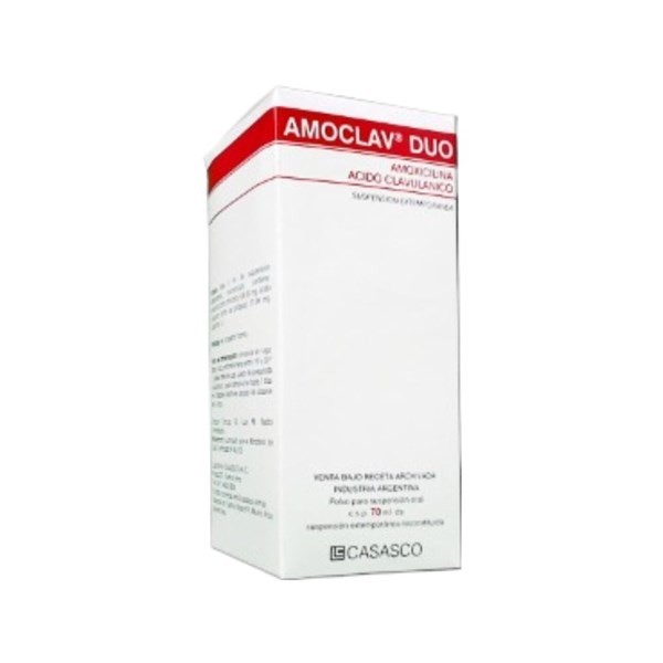 Casasco Amoclav Duo Amoxicilina + Clavulánico, C. Suspensión x 70 ml #1