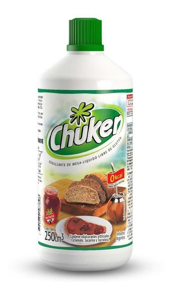 Chuker Edulcorante Líquido x 250 ml