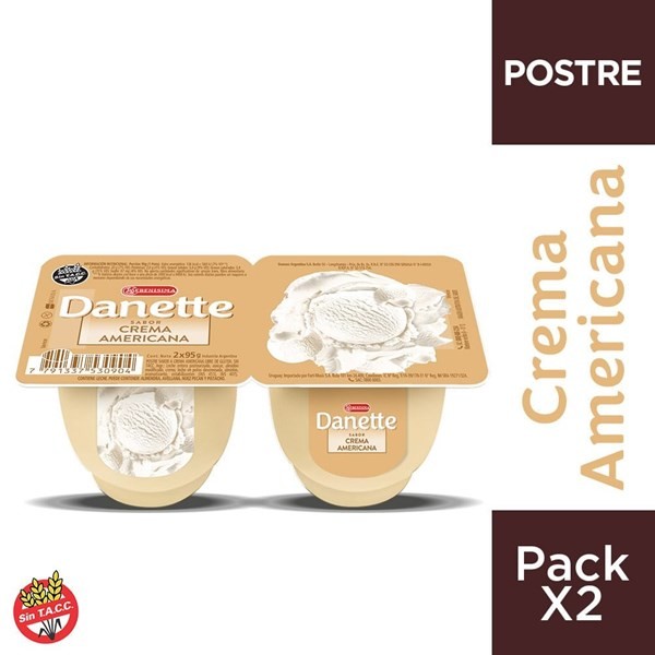 Danet / Danette Postre Crema America Danette 190 Gr #1