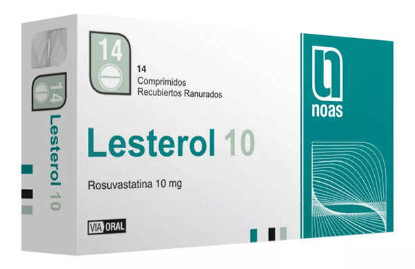 Lesterol 10 mg | 14 Comprimidos | Rosuvastatina #1