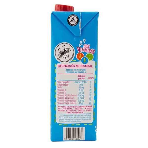 Jugo Tutti Naranja 1 l alt