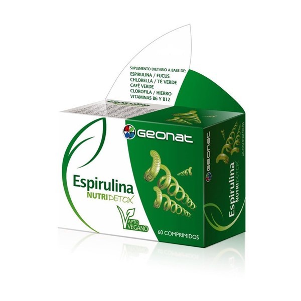 Geonat Espirulina Nutridetox (60 Cmpr) alt