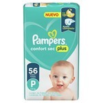 Pampers Pañales Descartables Confort Sec Plus P (56 Unidades) #2