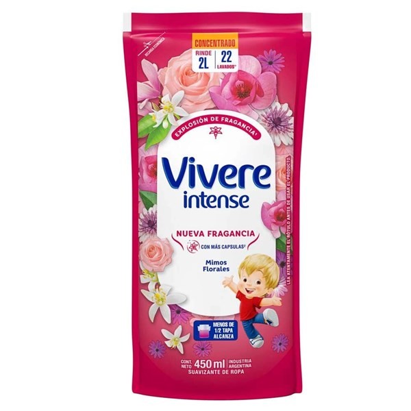 Suavizante Vivere Mimos Florales Dp 450 Ml alt