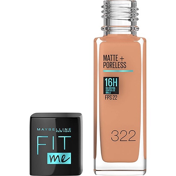 Maybelline Fit Me Matte Poreless 16H 322 warm Honey__D0946f #1
