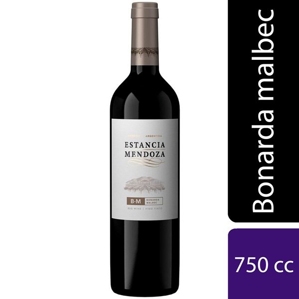 Vino Tinto Bonarda Malbec Estancia Mendoza 750 cc. #1