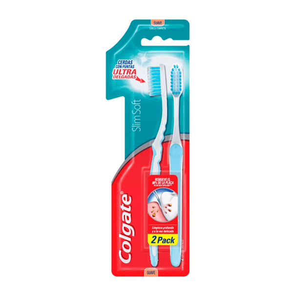 Cepillo Dental Colgate Slim Soft 2x1