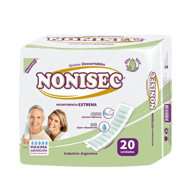 Nonisec Aposito Incontinencia Extrema 20 Unidades