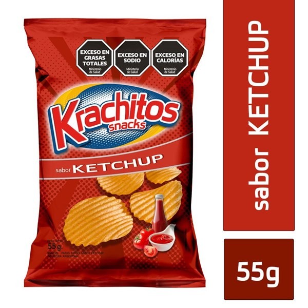Papas Fritas Krachitos Sabor Ketchup 55 g #1