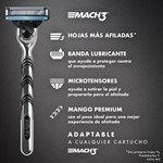 Gillette Maquina 3 mach Negra Recargable #3