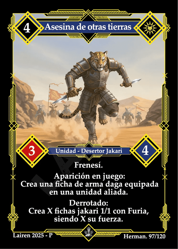 097 Asesina De Otras Tierras - Coste 4 #1