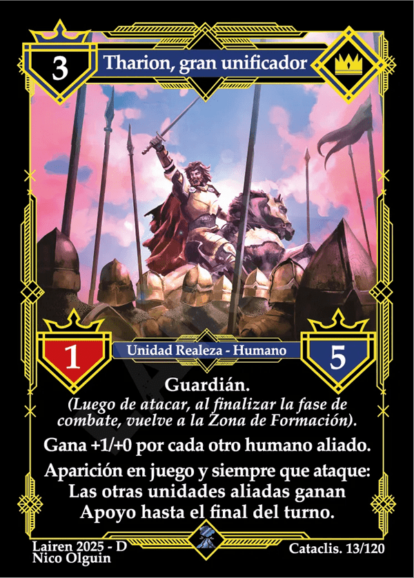 013 Tharion, Gran Unificador - Coste 3