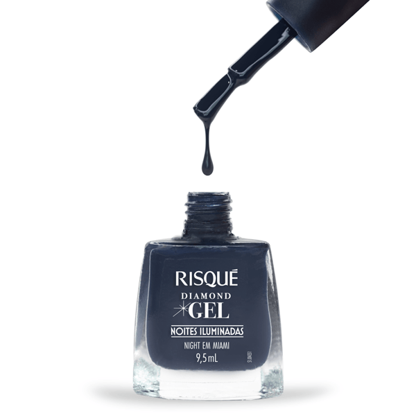 Esmalte De Uñas En Gel Diamond Noches Iluminadas Noche En Miami alt