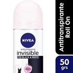 Nivea Desodorante Antitranspirante Femenino  invisible Black&White Roll On 50 ml #5