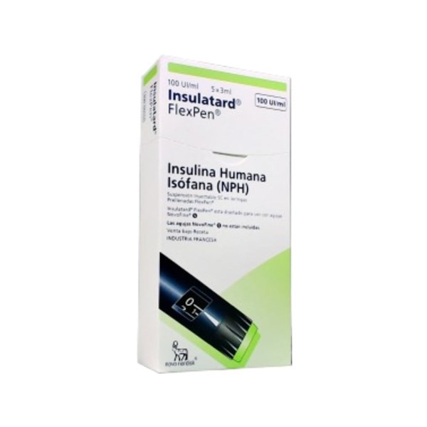 Novo Nordisk Insulina Insulatard Flexpe 100Ui Jeringa Prellenada x 5 3 ml #1