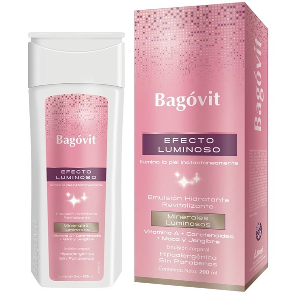 Bagovit Emulsión Hidratante Revitalizante Efecto Luminoso 200 ml alt