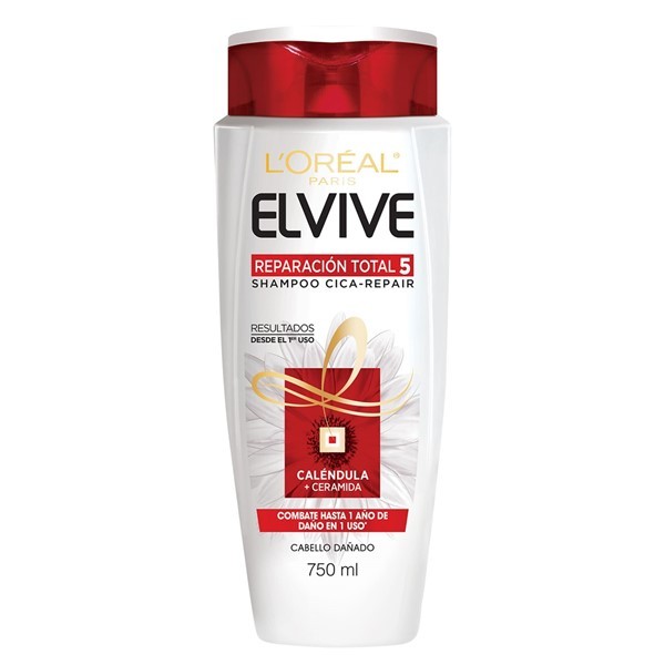 Elvive Reparación Total 5 Shampoo Cica-Repair 750ml #1