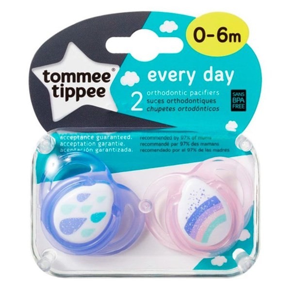 Tommee Tippee Chupete 0-6 Meses Tt Every Day 2Pk Nena #1