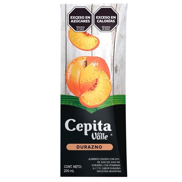 Jugo Cepita Del Valle Nutridefensas Durazno 200 ml alt
