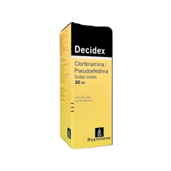 Roemmers Decidex Clorfeniramina + Asoc Gotas x 30 ml