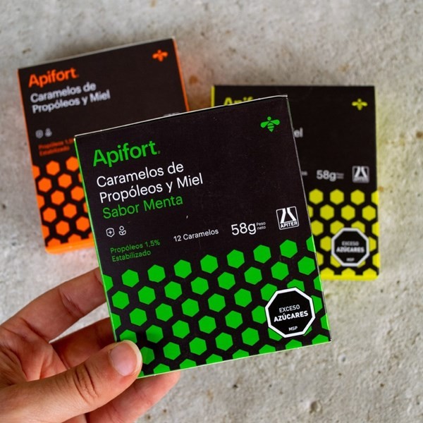 Caramelos Propóleo Miel Y Menta | 12 Unidades