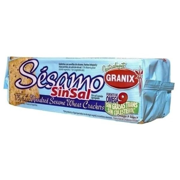 Galletas Granix Sesamo Sin Sal X 175 Gr #1