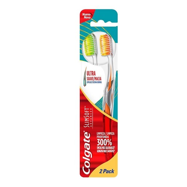 Colgate Cepillo Dental Slim Soft Advanced Ultra Suave (Promo 2 Unidades) #1