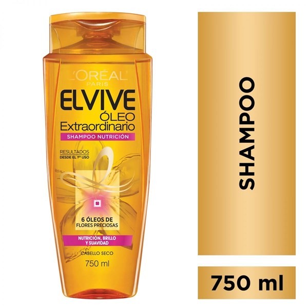 Elvive Shampoo Oleo Extraordinario Nutrición Universal 750 Ml #1