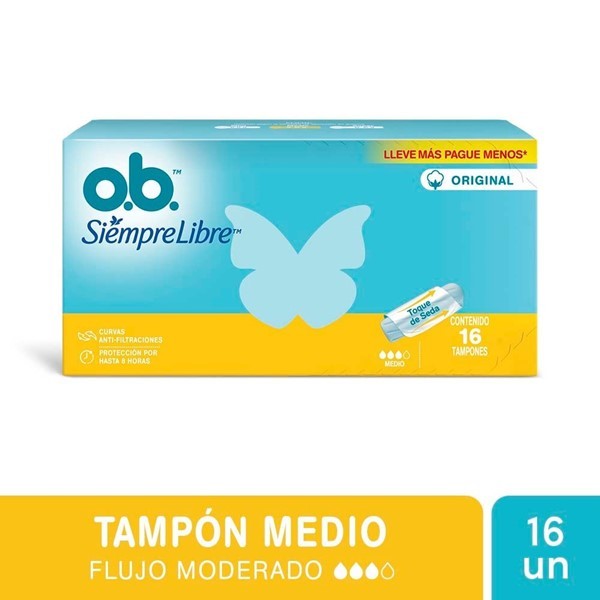 O.b. Tampones Ob Medio 16un #1