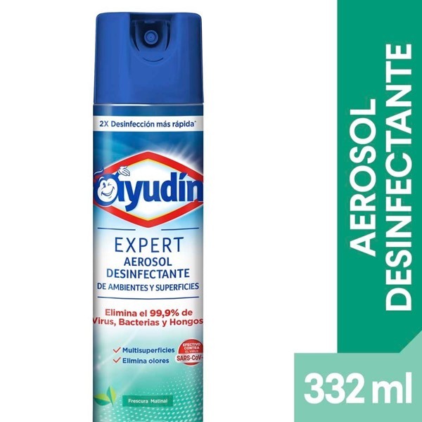 Aerosol Desinfectante Ayudin Expert Frescura Matinal 332 Ml #1
