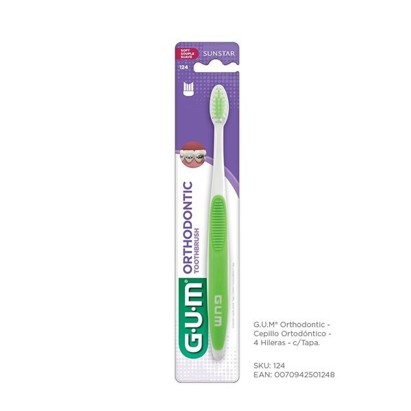 Gum Cepillo Dental Ortodontico 124 Suave #1