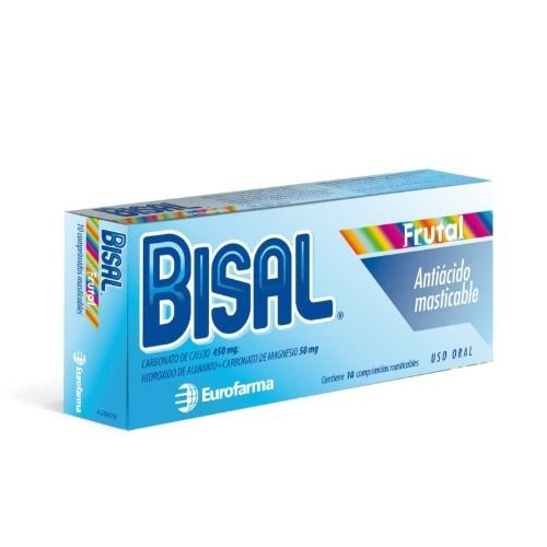 BISAL FRUTAL MASTICABLE X 10 COMPRIMIDOS
