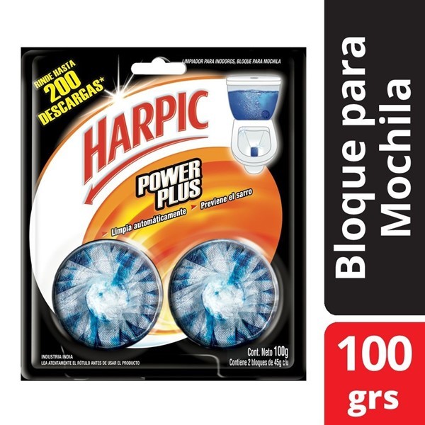 Harpic Bloque Para Mochila Power Plus (2 Unidades) #1