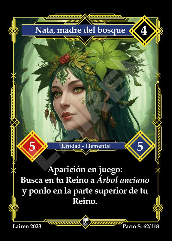 062 Nata, Madre Del Bosque 1ra Edicion - Coste 4