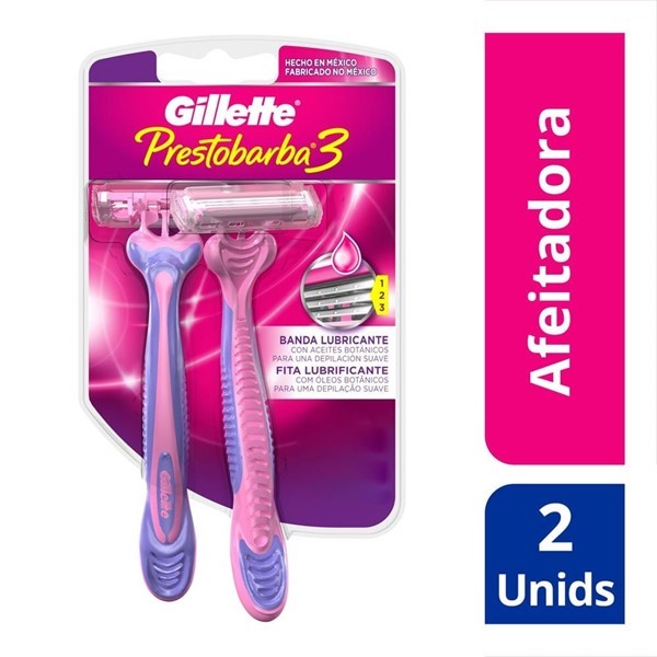 Máquinas Para Afeitar Gillette Prestobarba3 Mujer 2 Un #1