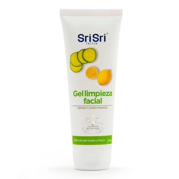 Sri Sri Gel Limpieza Facial de Pepino Y Limon 100 ml