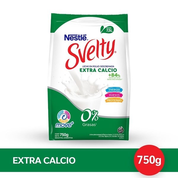 Leche En Polvo Svelty Extra Calcio 750 Xg #1