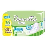 Doncella Toallitas Con Alas Extrasuave Perfumadas (16 U) #1