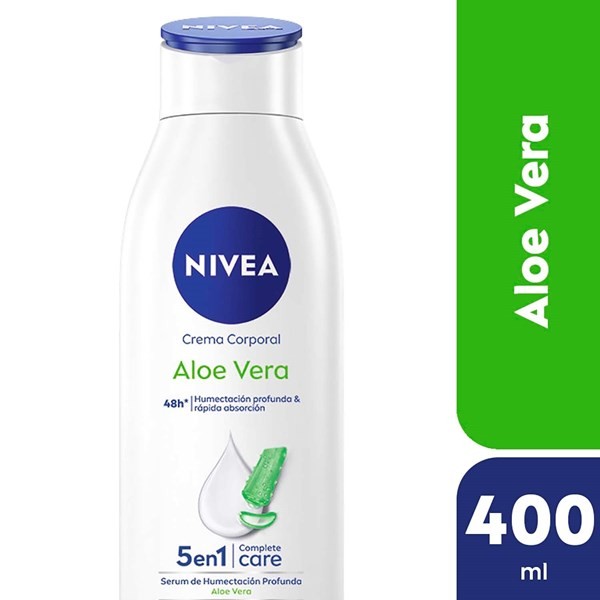 Nivea Crema Corporal Aloe Vera 5En1 Para Piel Normal a Seca 400 ml #1