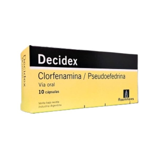 Roemmers Decidex Clorfeniramina + Asoc. x 10 Cáps #1